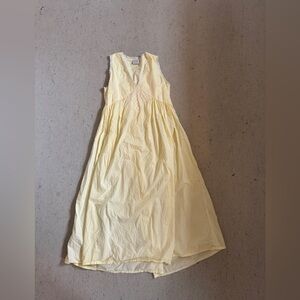 Laney the label vintage cotton gown in butter size Sm